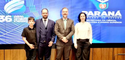 Professor Charles é ganhador do Prêmio na categoria Pesquisador na área de Ciências Agrárias da SETI do Governo Paranaense