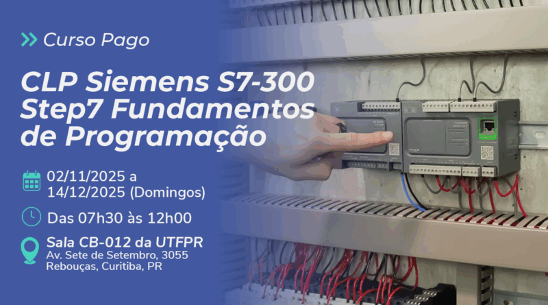 CLP Siemens S7-300 Step7 Fundamentos de Programação