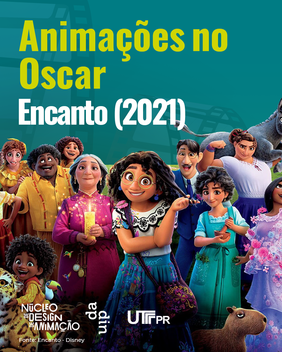 Animações no Oscar (terça)